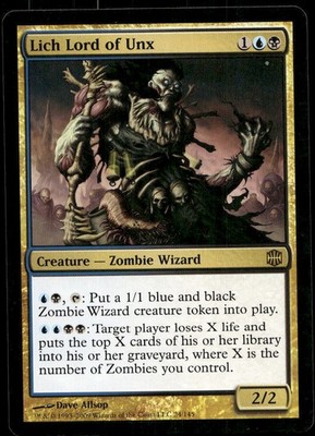 LICH LORD OF UNX ALARA REBORN MAGIC: THE GATHERING LP