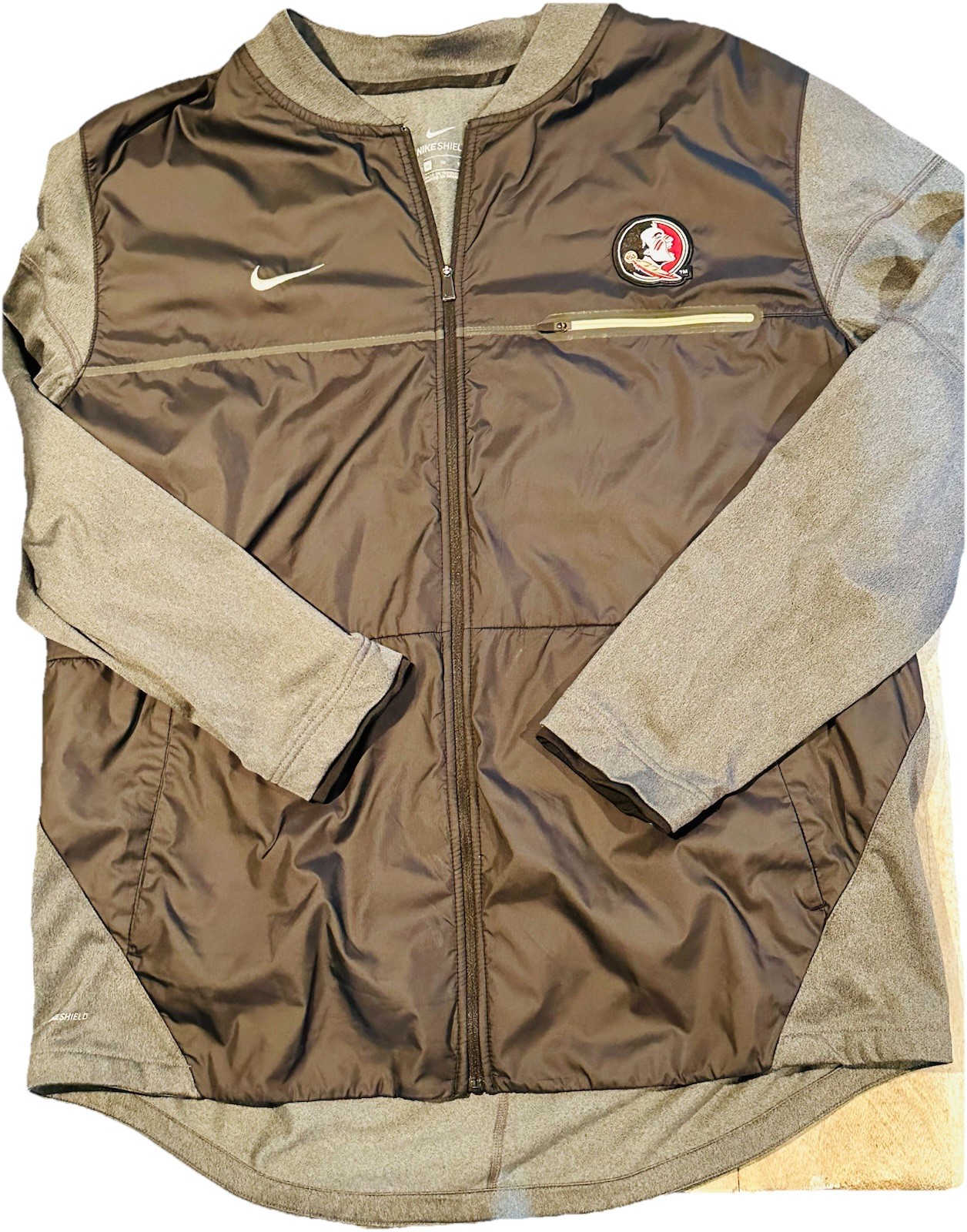 Nike Men’s Xtra-Large Full Zip Florida State Seminoles Windbreaker EUC
