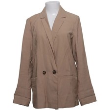 Gina Tricot, Blazer, Gr&ouml;&szlig;e: 36, Beige, Einfarbig, Damen #Zap