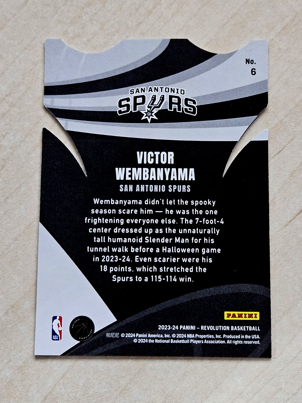 2023-24 Panini Revolution LIFTOFF Victor Wembanyama Rookie Holo Foil RC #6 💥 view 17