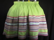 Vintage Seminole Miccosukee Patchwork Skirt Native American Handmade Tribal Art