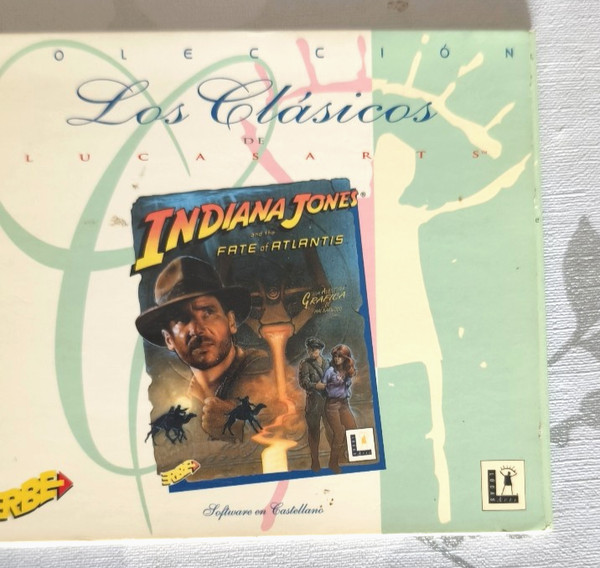 Indiana Jones and the Fate of Atlantis – PC CD-ROM – LucasArts – Edición ERBE