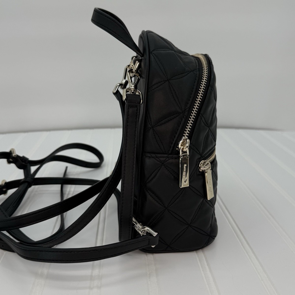 Kate Spade Natalia Mini Convertible
Backpack Quilted Black Bag Kate Spade Natalia Mini Convertible Backpack in Black  main image 2