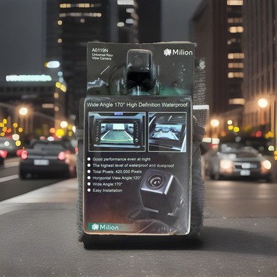 Backup Camera For Any Car Universal Fit Kit, Very Easy To Install 
