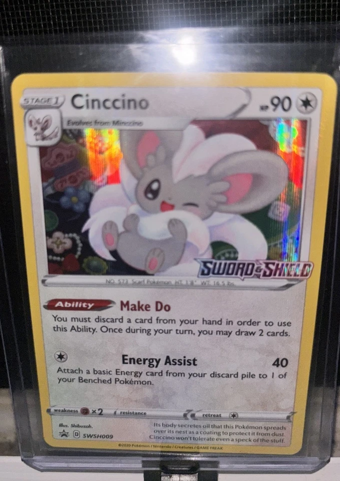 Cinccino - (Prerelease) SWSH009 SWSH: Sword & Shield Promo Cards Holo - Image 3 of 4