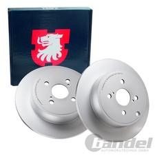 2x JP GROUP BREMSSCHEIBEN 279mm VOLL HINTEN passend für TOYOTA COROLLA | 4863200