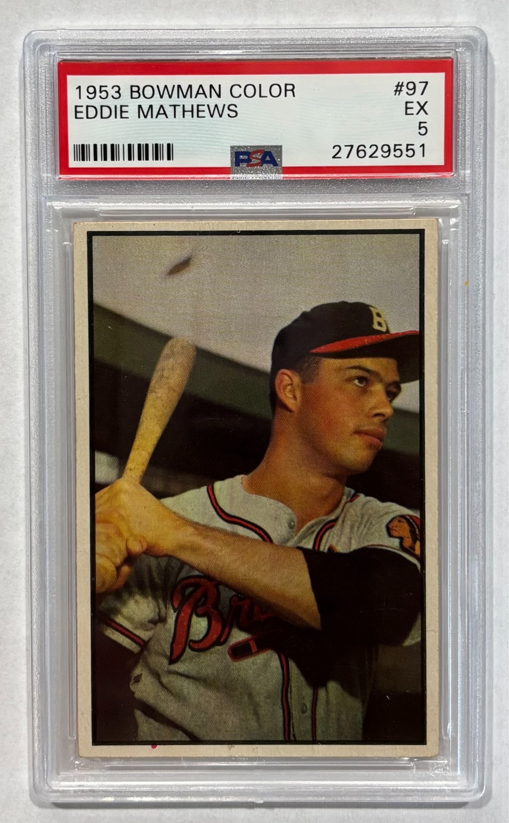 1953 Bowman Eddie Mathews #97 PSA 5 