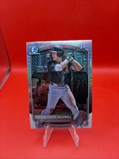 2025 Bowman Slade Caldwell 1st Chrome Prospects #BCP-21 Mega Box Mojo Refractor