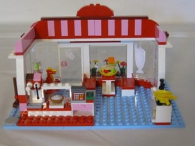 Used Lego Friends Cafe 3061 & Juice Bar 41035, complete with manuals.