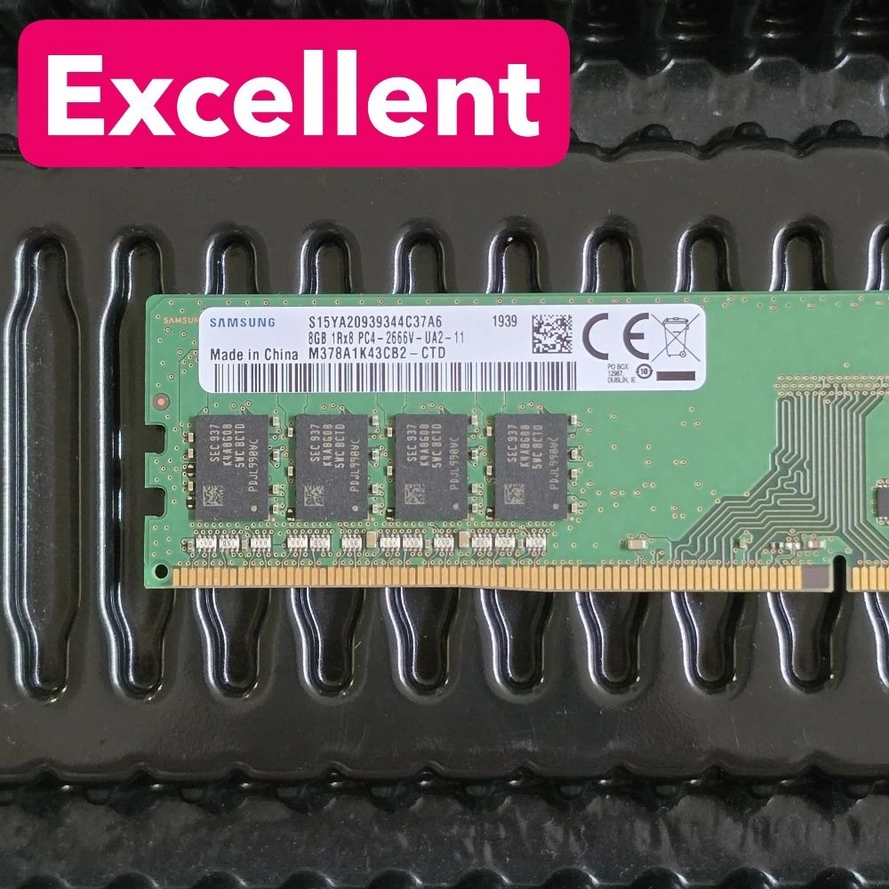 Samsung PC4-21300 (DDR4-2666) Bus Speed Computer RAM 8 GB Capacity