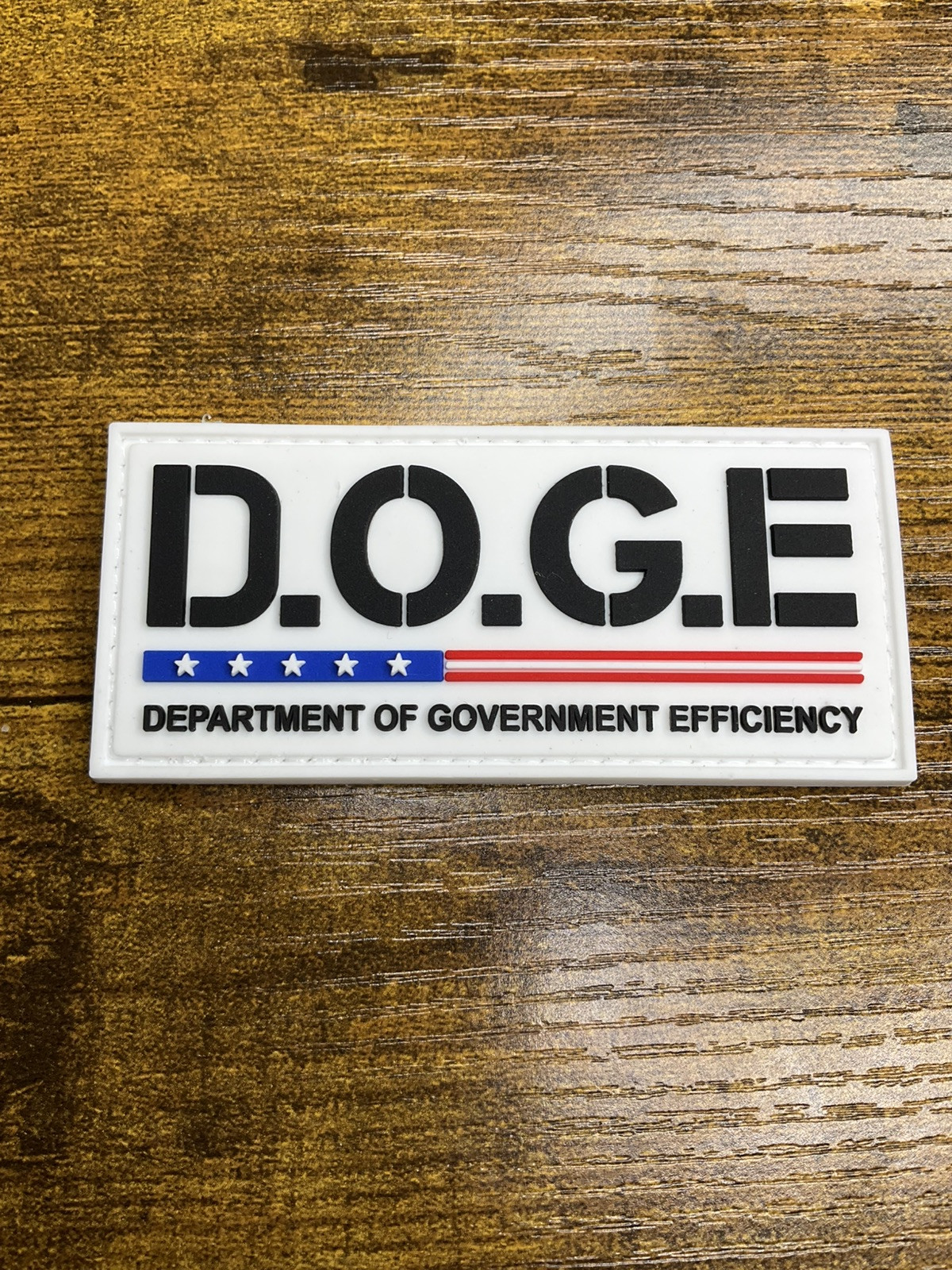 DOGE Crypto Dept Of Government Efficiency Patch PVC Tactical Morale HOOK-3D PVC