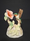 New Listing porcelain hummingbird music box, plays "You Are My Sunshine" 5.5" Tall