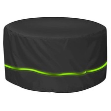  1Pc Housse de table de jardin Housse de protection ronde étanche pour la maison