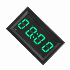 Green LED Electronic Digital Luminous Car Watch Clock Accessory Decor