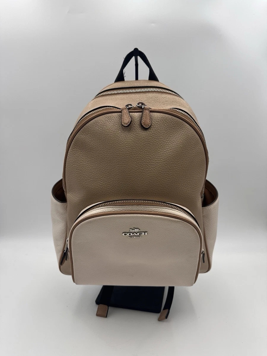 Beige and brown coach book bag purse. Only used once. Coach | Bags | Coach Backpack Used Once | Poshmark main image 3
