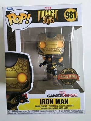 Funko Pop Marvel Gamerverse Midnight Suns 981 Iron Man Special Edition