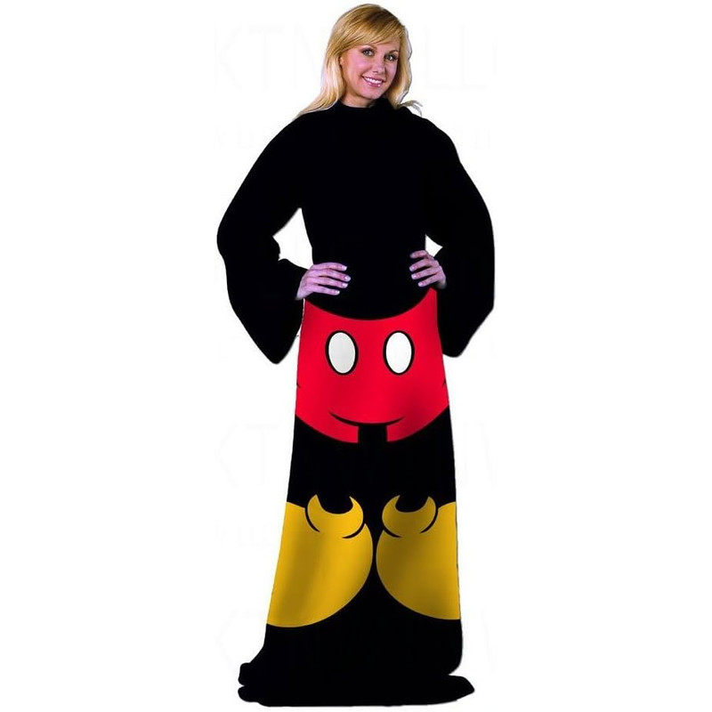 Mickey Mouse Comfy Throw with Sleeves 48x71