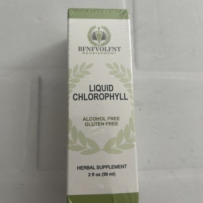 Benevolent Nourishment Liquid Chlorophyll 2 fl oz Gluten Free Exp. 01/2027 New