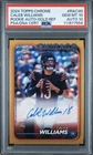 2024 Topps Chrome Rookie Auto Caleb Williams #RA-CWI Gold Refrac 26/50 PSA 10/10