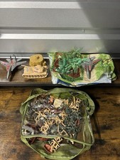 Vintage Army Men Lot Soldiers Tank Jets Accessories Playset Figures Military Lot