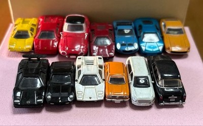 Project X Miniature Cars Toyota Lamborghini Collectible Vintage Japan 13 Pieces