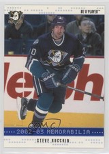 2002-03 ITG Be A Player Memorabilia Sapphire 35/100 Steve Rucchin #132 4rp