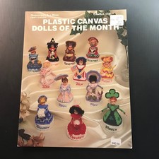 PLASTIC CANVAS DOLLS OF THE MONTH 1990 Craft Patterns Leaflet 150