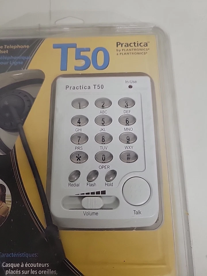 Plantronics T50 Practica Single Line Telephone includes  Mono Headset - Image 3 of 4
