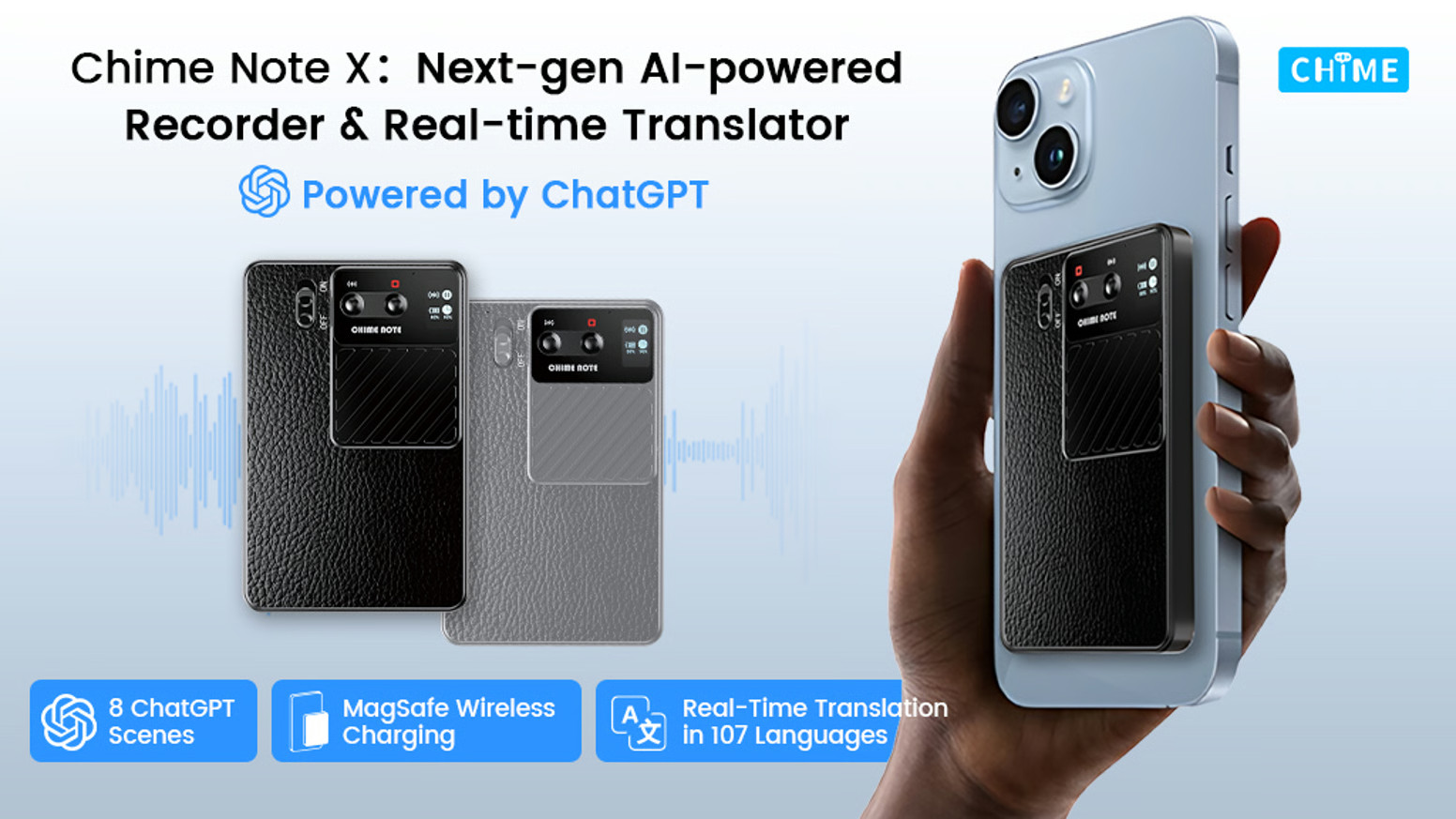 64G Digital AI Voice Recorder Free Transcribe Summarize 107 Language Translator
