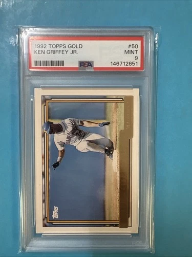 New Listing1992 Topps GOLD Ken Griffey Jr Winners Card #50 PSA 9 MINT