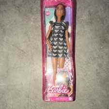 Mattel Barbie Fashionistas Doll #140 Medium Complexion Brown Eyes Cat Dress