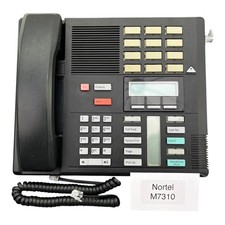 Nortel Norstar M7310 Black Corded Telephone Speakerphone Office Phone