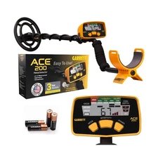 Garrett ACE 200 Metal Detector for Adults and Kids, Made in USA, Waterproof S...