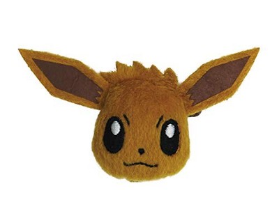 Pokemon Eevee Stuffed Face badge 5x8x2cm