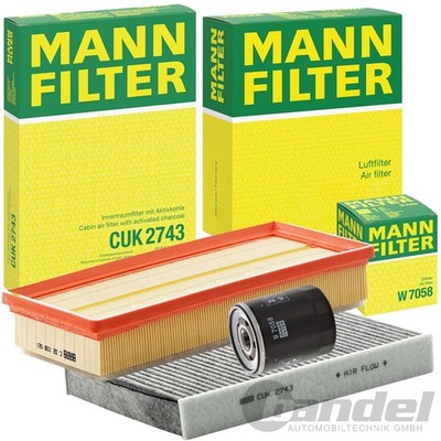 MANN INSPEKTIONSPAKET passend fürPEUGEOT 508+SW I 8E 8D 2.0 HDI+BLUE 150-200 PS