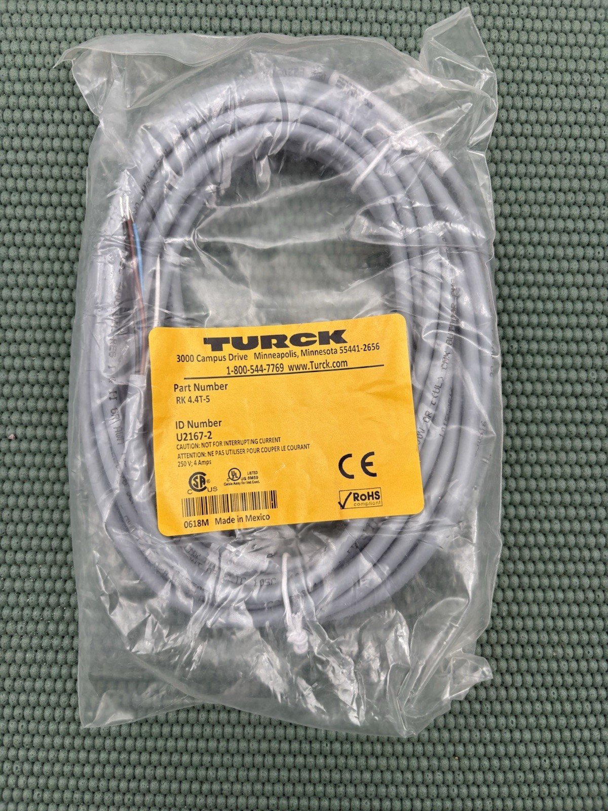 *SURPLUS UNOPENED* Turck RK 4T-5-RS 4T *Next Day Air Available*