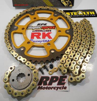 【希少品‼️】YAMAHA ヤマハ RM-PROII 金 2015-2025 YAMAHA YZF R1 RK 520 ZXW GOLD OEM SUPERSPROX CHAIN AND