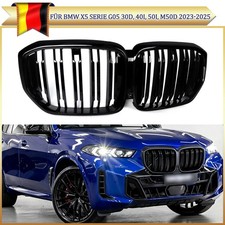 Für BMW X5 G05 23-25 GlanzSchwarz Nieren Grill Kühlergrill Sportgrill Doppelsteg