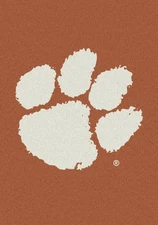 5x8 Milliken Clemson Tigers 79358 NCAA Spirit Area Rug - Approx 5'4"x7'8"