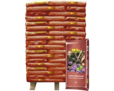 Gärtner Blumenerde FloraSelf Select 126x5 L (= 0,63 m³) Palette