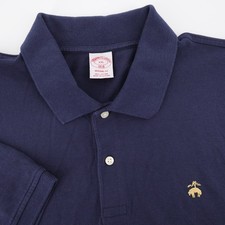 NEW Brooks Brothers Original Fit Polo Shirt Navy Blue Short Sleeve Mens XXL