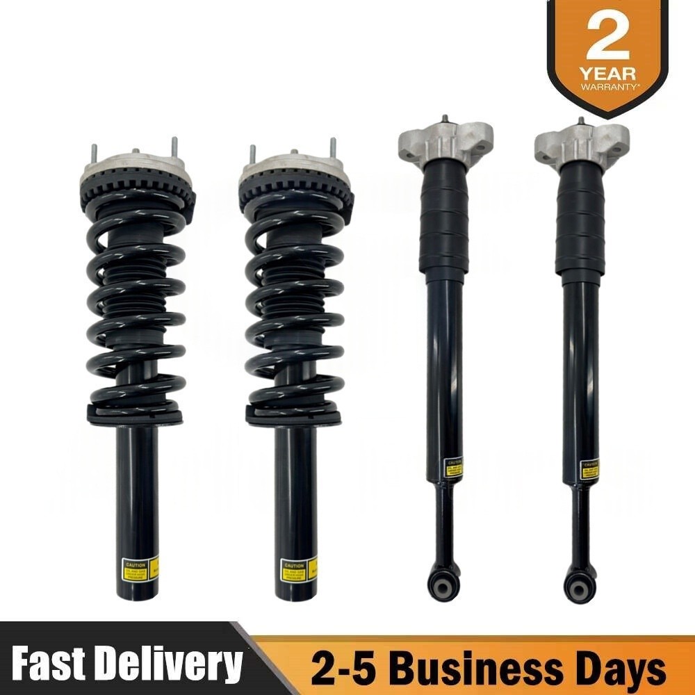 4X Fit Maserati Ghibli S Q4 2014-19 Front Rear Shock Absorber Assys AWD 67000889