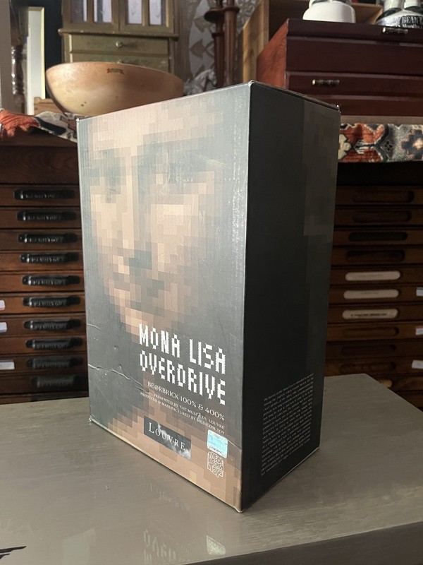 BE@RBRICK MONA LISA OVERDRIVE 100% 400% NIB Toy Medicom 2022 