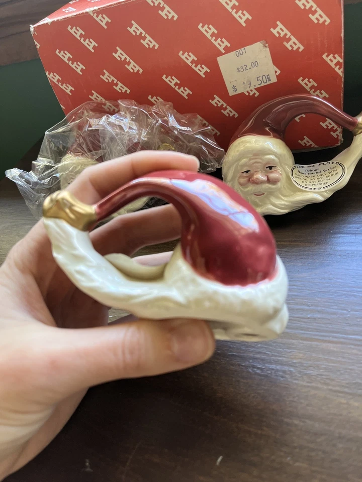 Set of 3 Fitz & Floyd Old World Santa Christmas Napkin Rings Vintage 1990, NIB - Image 4 of 4