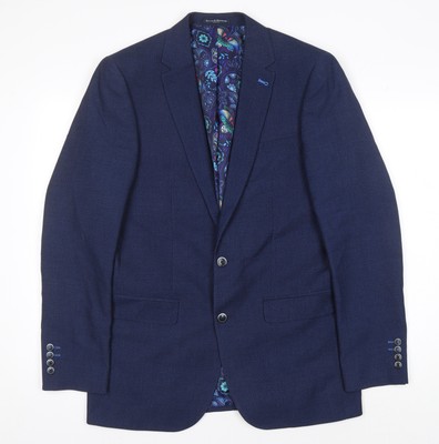 Sawyers & Hendricks Herren Blazer blau, 40 L, formeller Stil