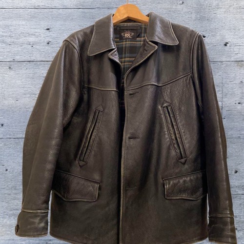 Rrl leather car coat - Gem Rrl leather car coat - Gem