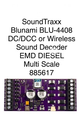 Soundtraxx Blunami BLU-4408 ~ Wireless DCC Sound Decoder ~ EMD Diesel   885617