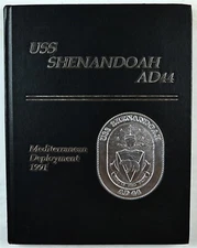 USS Shenandoah (AD-44) 1991 Mediterranean Deployment Cruise Book