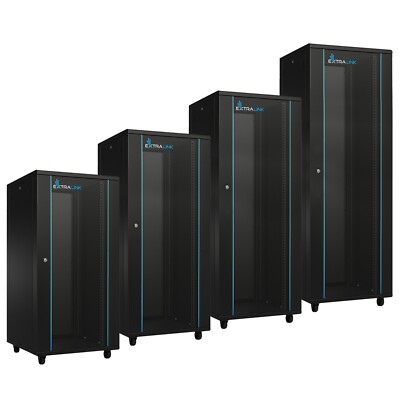 Netzwerkschrank Serverschrank Standschrank 19'' 27HE 32HE 37HE 42HE