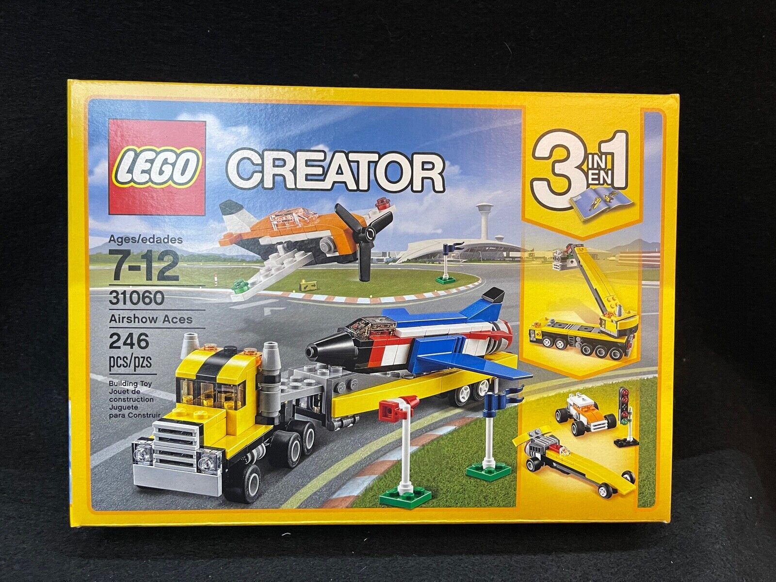 LEGO 31060 2017 Airshow Aces Creator 3 in 1 Jet Dragster Truck Trailer Crane | eBay